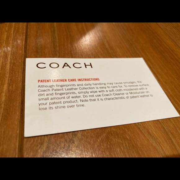 Coach Patent Leather Green Wallet Clutch Shiny - Picture 9 of 11